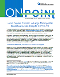 On Point Cover Image: Credit Card Delinquencies Decline and Defaults Remain Resistant to the Pandemic